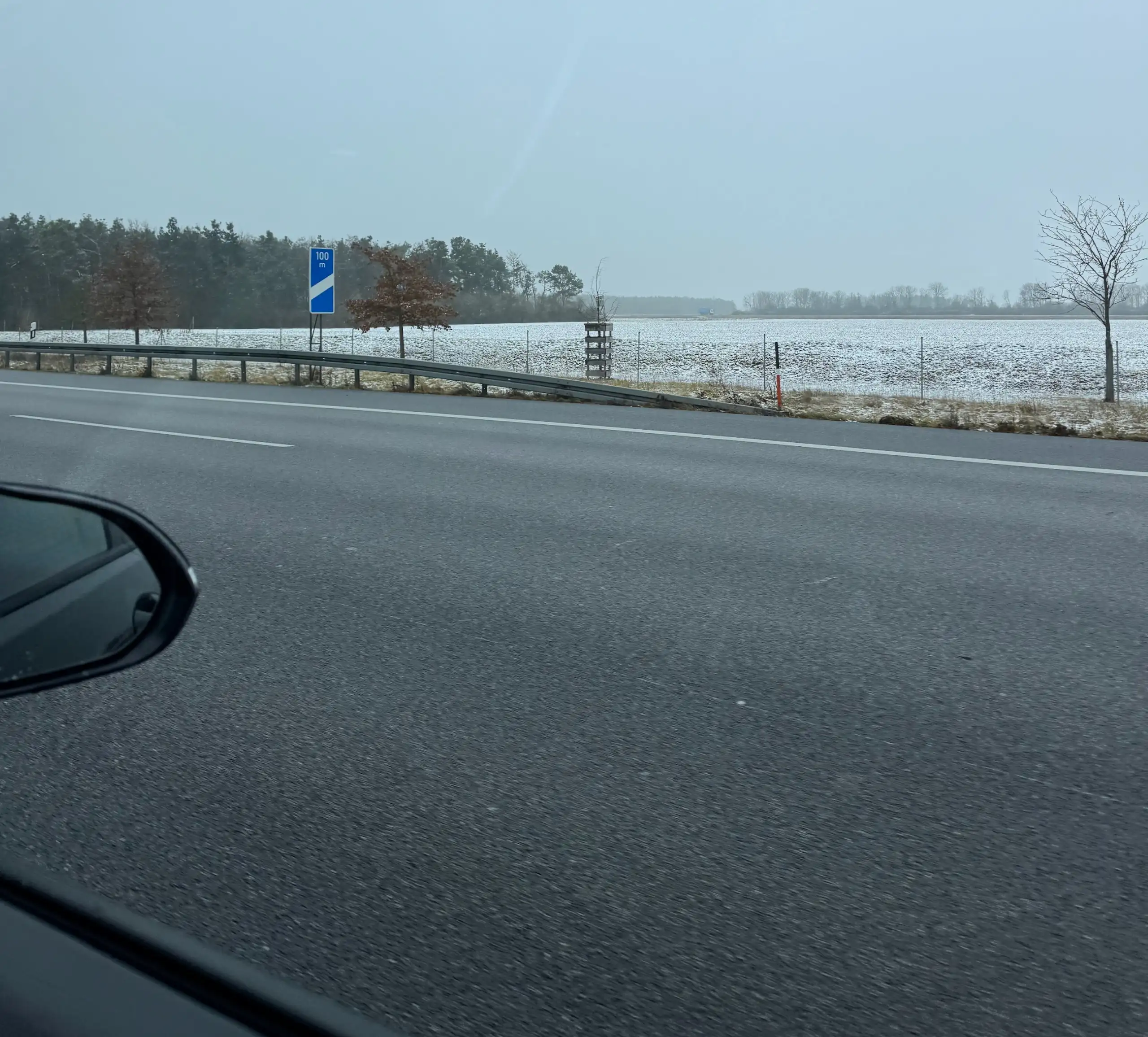 Münih Havalimanı Kar Manzarası